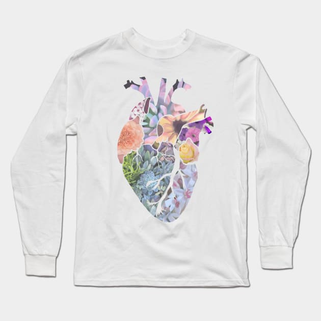 Life blooms through the cracks Long Sleeve T-Shirt by daniellecaliforniaa